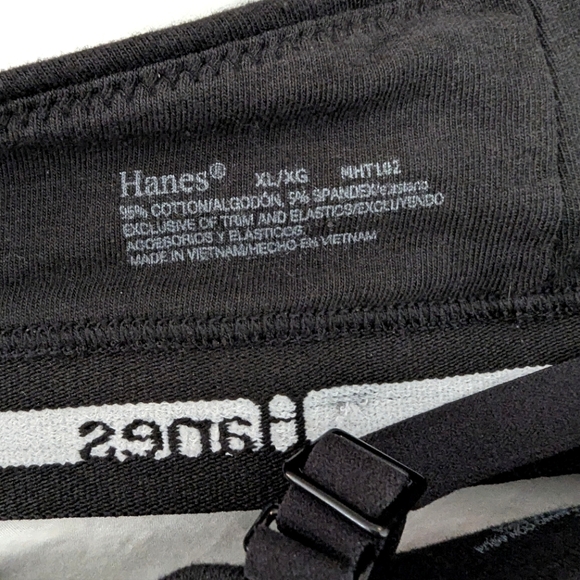Hanes Cotton Triangle Bralettes Size XL New Without Tags - Picture 6 of 6